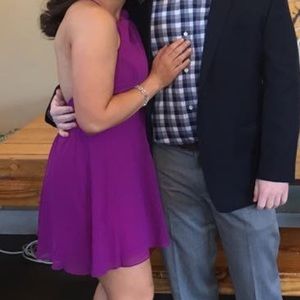 Magenta formal dress
